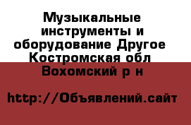 Музыкальные инструменты и оборудование Другое. Костромская обл.,Вохомский р-н